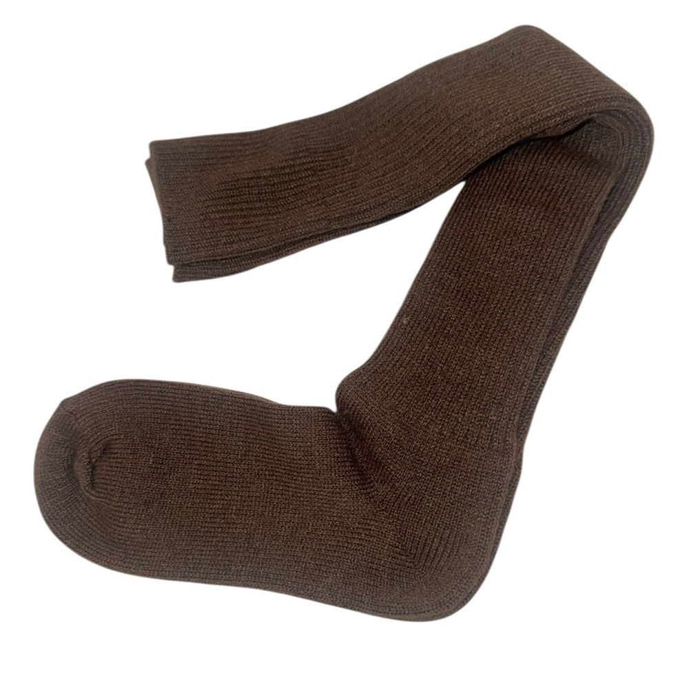 PrettyLittleThing long Brown boot Socks